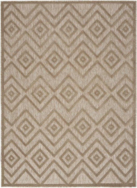 Inhaven Versatile Natural Beige Indoor/Outdoor Rug