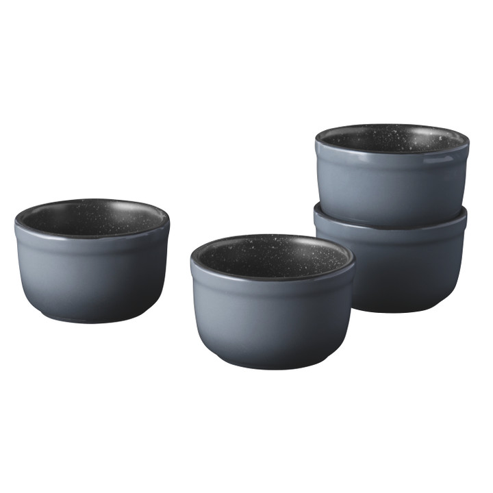 BergHOFF Gem Stoneware Medium Ramekin Set, 3.5"x3.5x2.25" - Set of 4