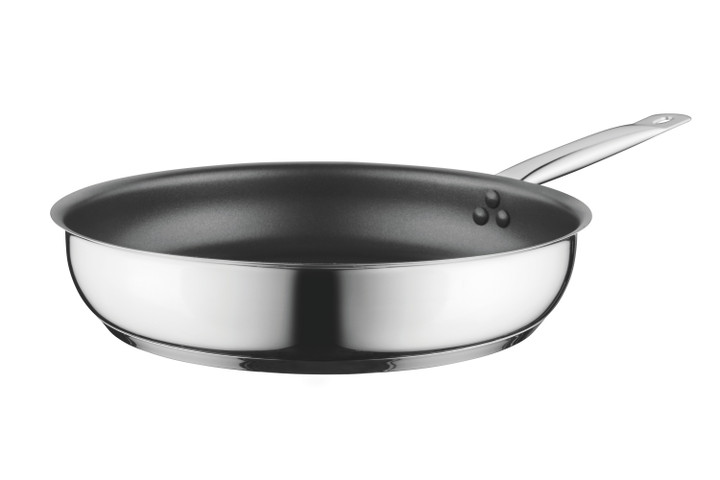 BergHOFF Essentials Comfort 11" 18/10 Stainless Steel Non-Stick Fry Pan, 3.8 Quart