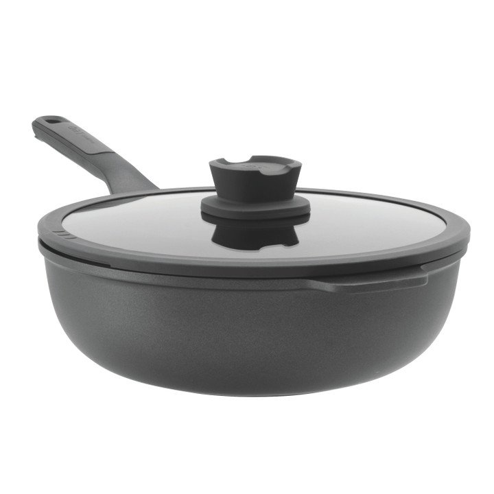 BergHOFF Stone 11" Non-Stick Covered Wok Pan, 4.6 Quart