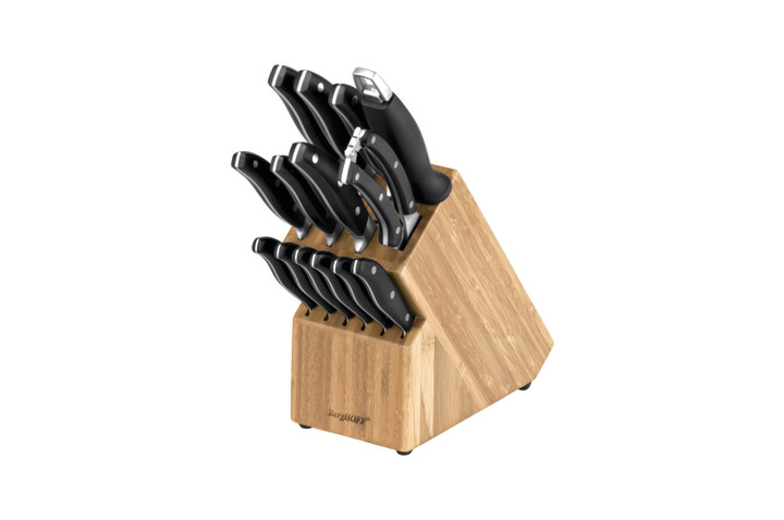 BergHOFF Essentials 15 piece Forged Stainless Steel Cutlery Set with Block