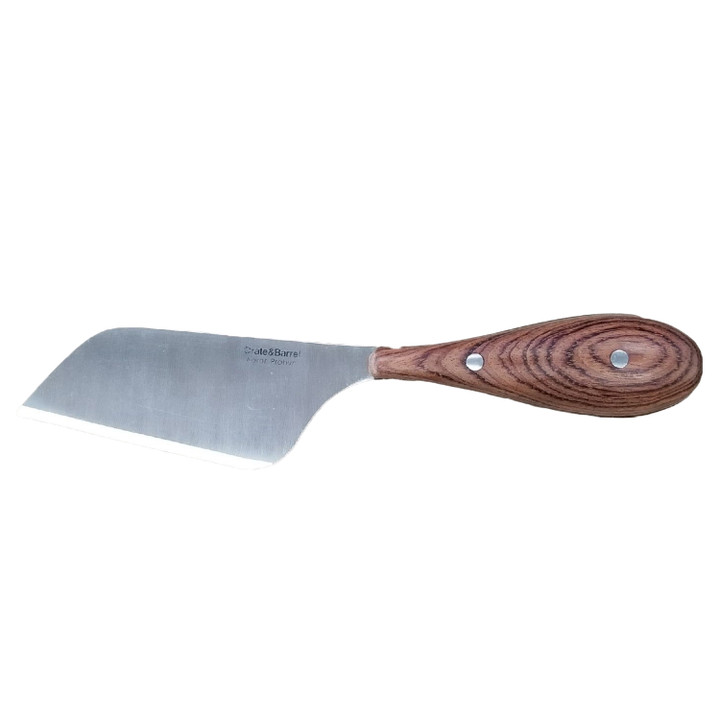 BergHOFF Aaron Probyn Stainless Steel Provence Hard Cheese Knife with Wood Handle, 8.25"