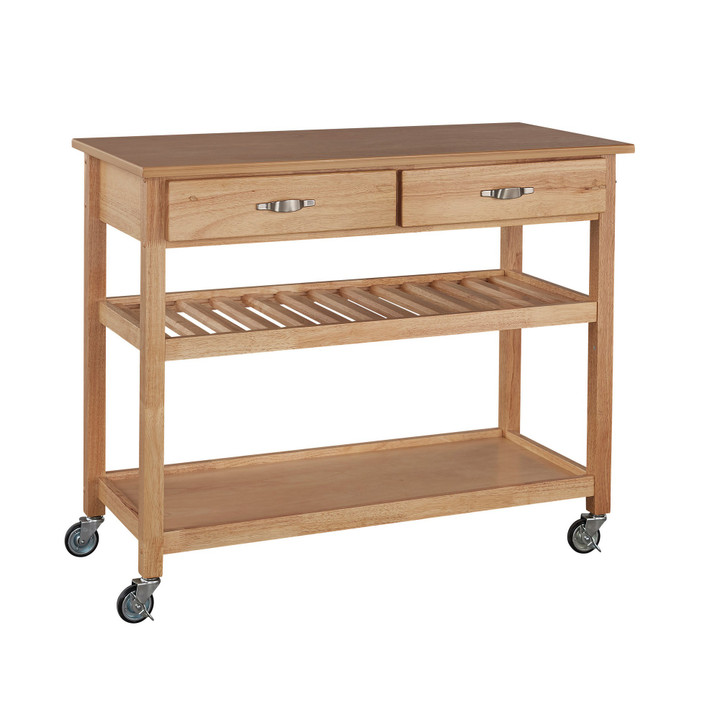 General Line Kitchen Cart with Drawers and Shelves