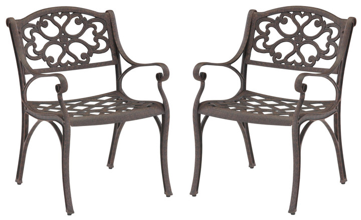 Sanibel Outdoor Chair Pair - Bronze