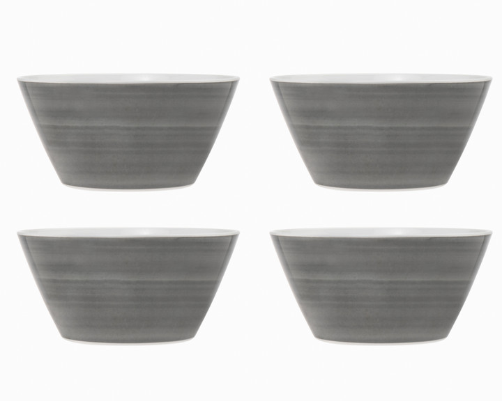 Swirl Melamine Bowls, Set of 4