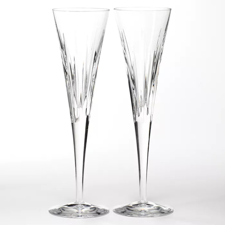 Soho Crystal 2pc Toasting Flute Set