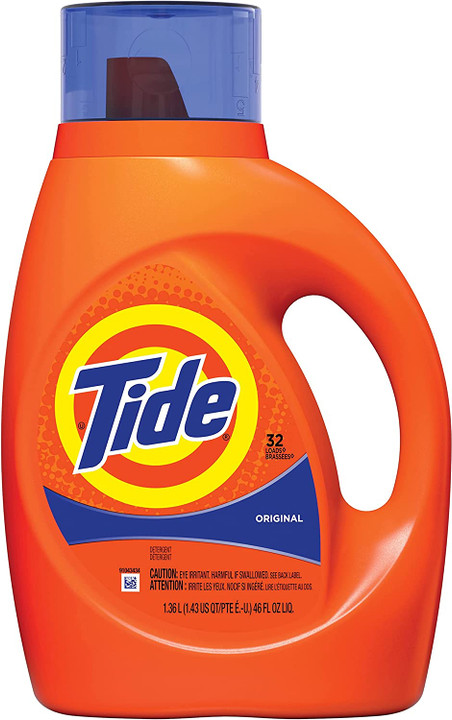 Tide Liquid Laundry Detergent, 32 Loads - 46 oz, Original Scent (Pack of 6)