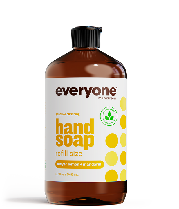Everyone 32oz Hand Soap Refill, Meyer Lemon & Mandarin (Set of 6)