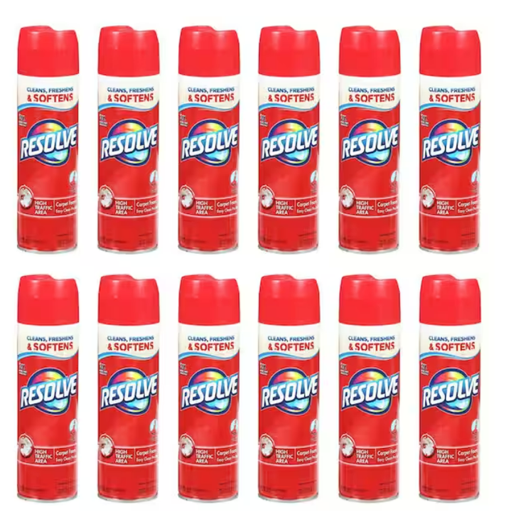 Resolve High Traffic Foam Carpet Cleaner, 22oz (Pack of 12)