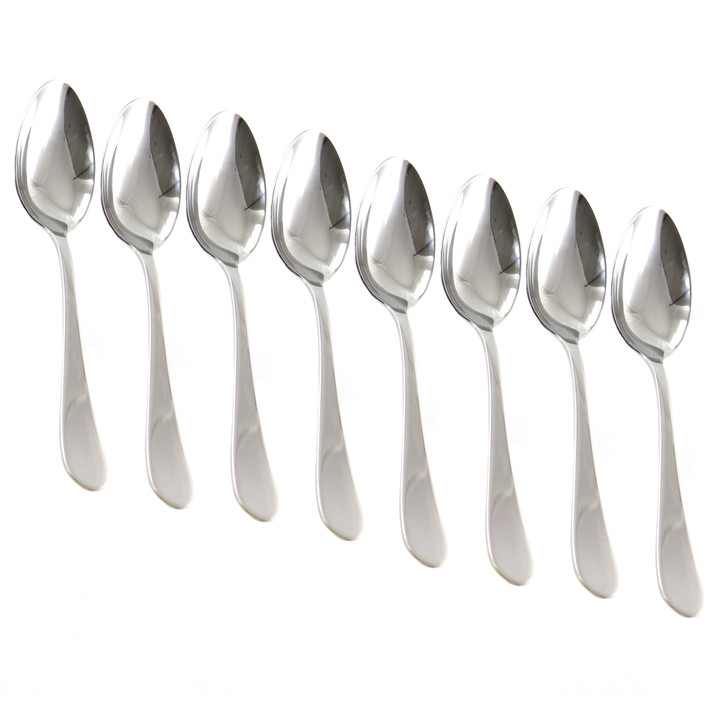 Martha Stewart Everyday 8 Piece Stainless Steel Teaspoon Set