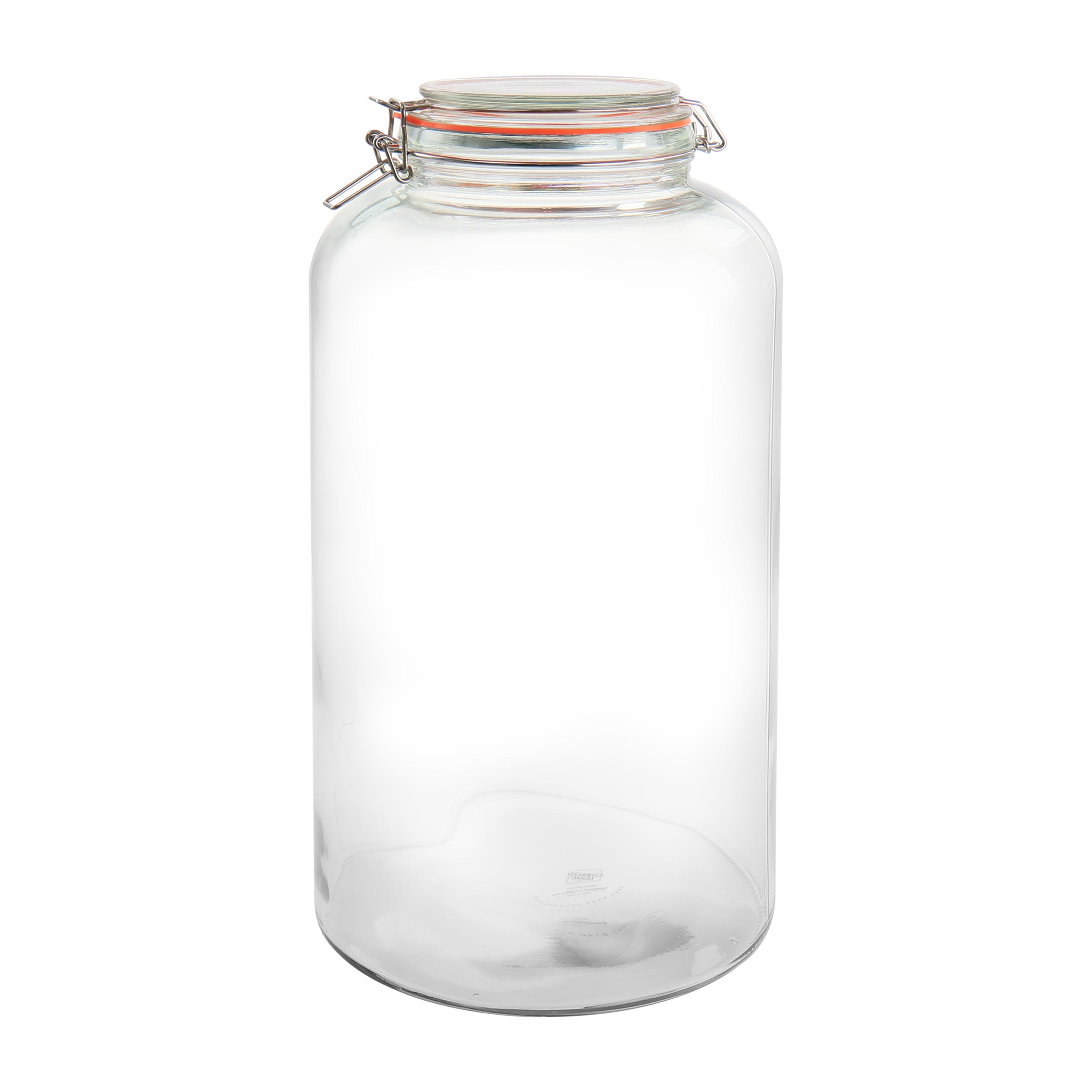 GIBSON HOME Chiara 2 Gallon Glass Mason Jar Dispenser with Metal