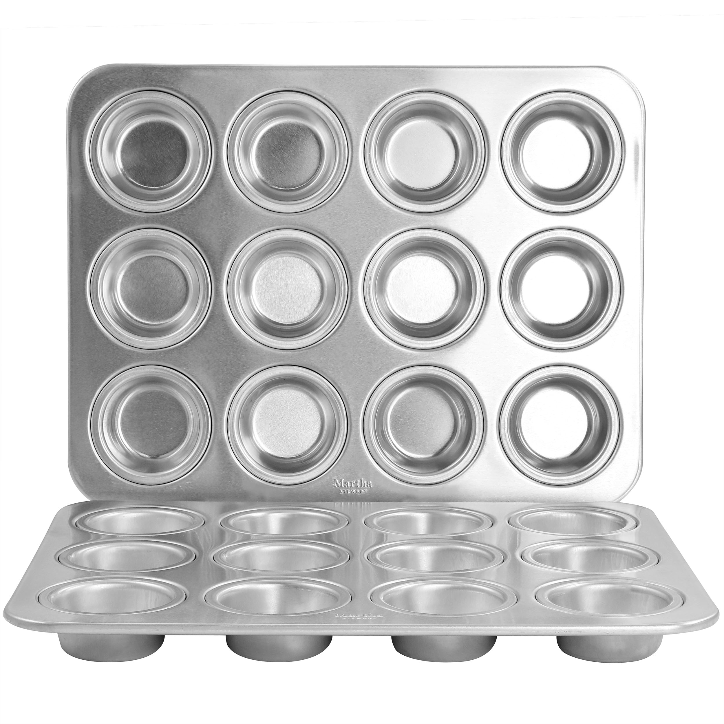 Martha Stewart 12-Cup Nonstick Carbon Steel Muffin Pan 