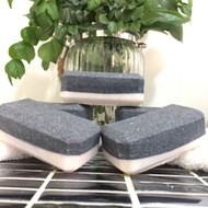Salt Bar with Activated Charcoal & Peppermint