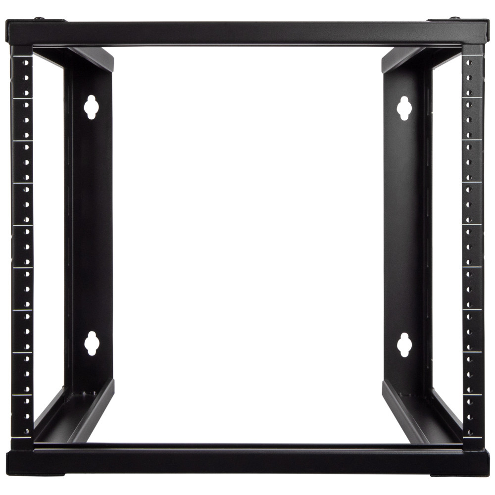 NavePoint 9U Wallmount Open Frame Rack Threaded