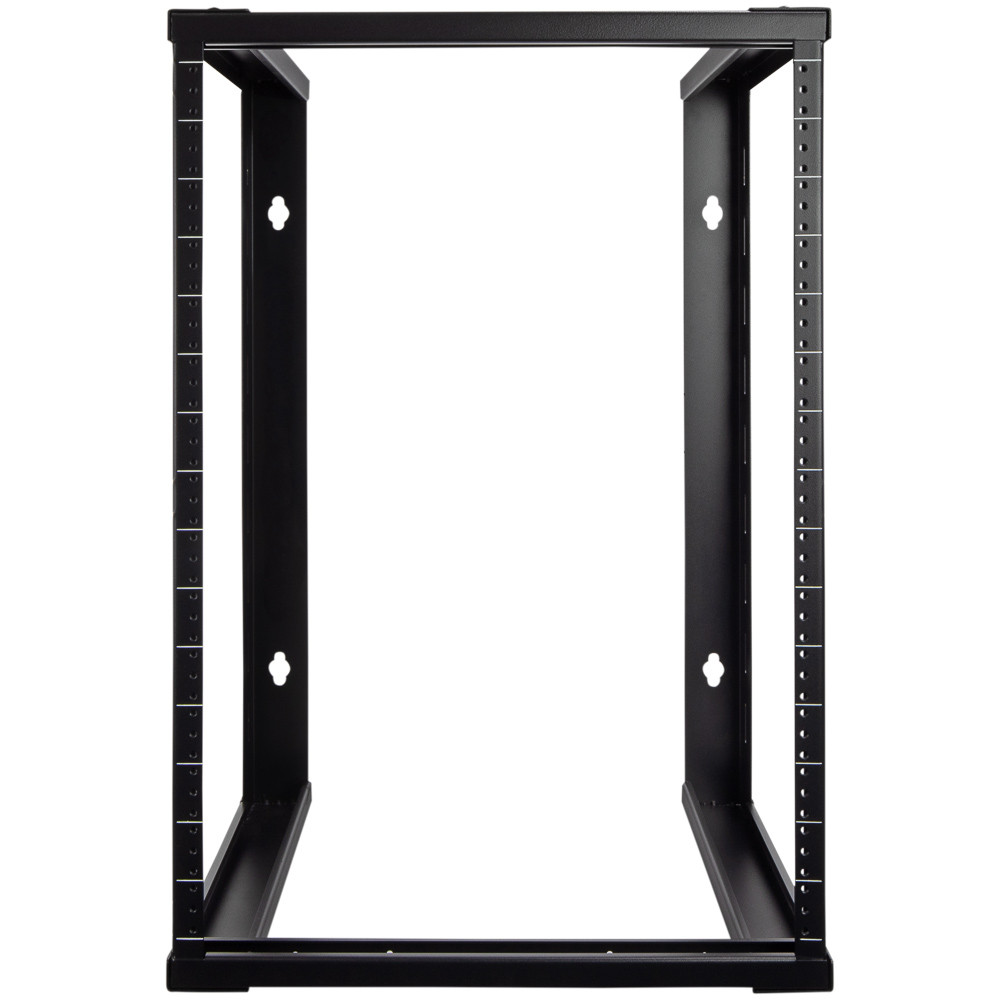 NavePoint 15U Wallmount Open Frame Rack Threaded
