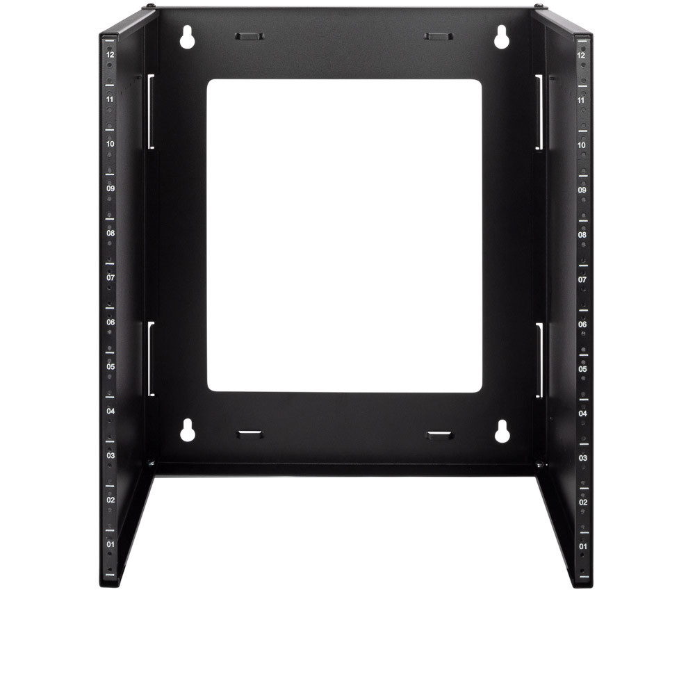 NavePoint 12U Adjustable Depth Wallmount Bracket Threaded