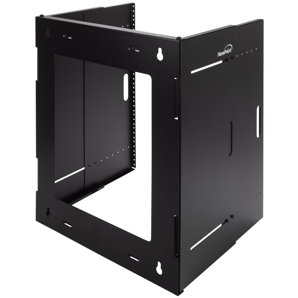 NavePoint 12U Adjustable Depth Wallmount Bracket Threaded