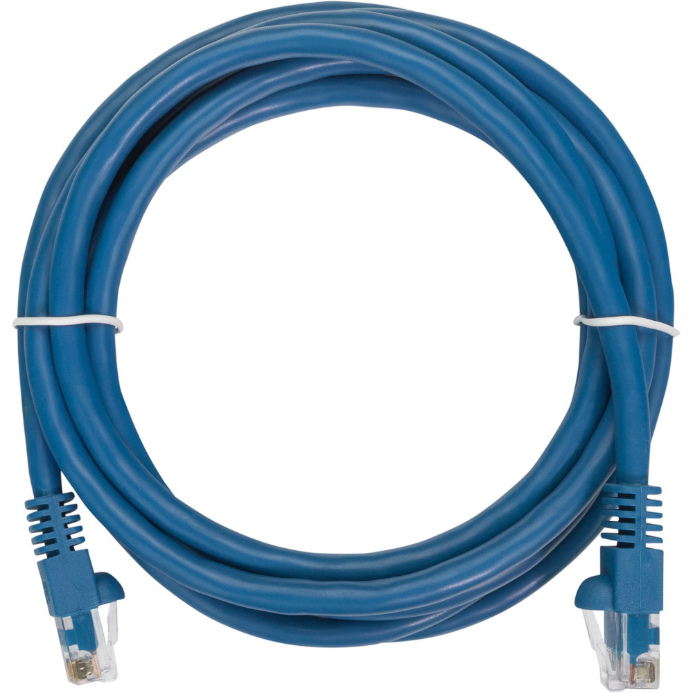 NavePoint CAT5e UTP Ethernet Network Patch Cable - 7 Ft Blue