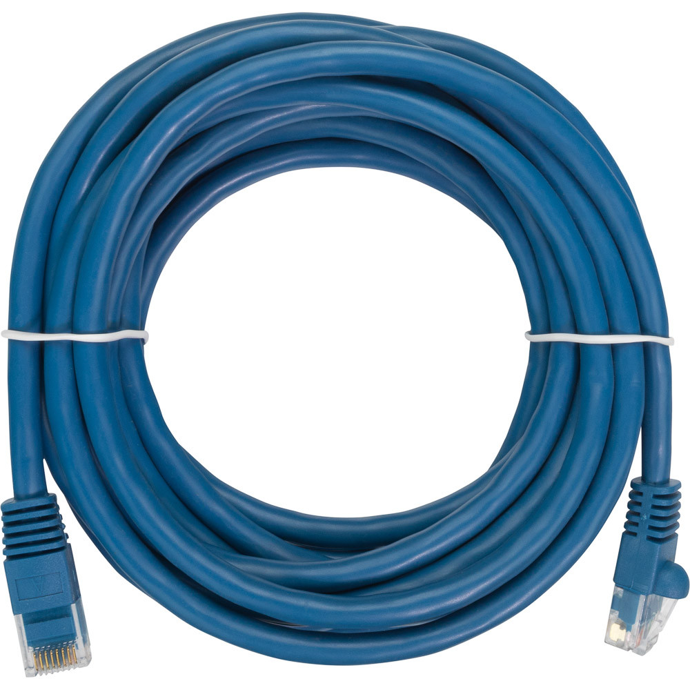 NavePoint CAT5e UTP Ethernet Network Patch Cable - 14 Ft Blue