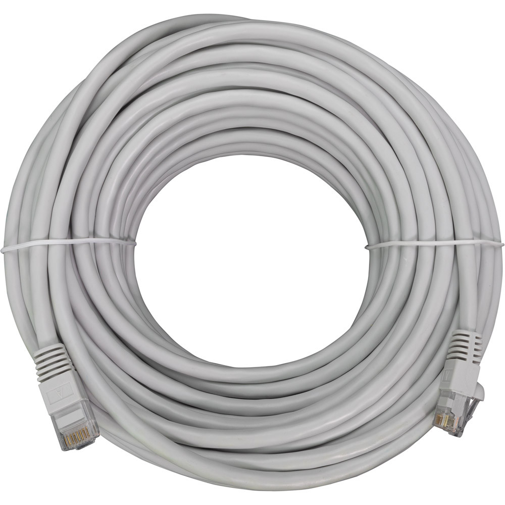 NavePoint CAT5e UTP Ethernet Network Patch Cable - 75 Ft Gray