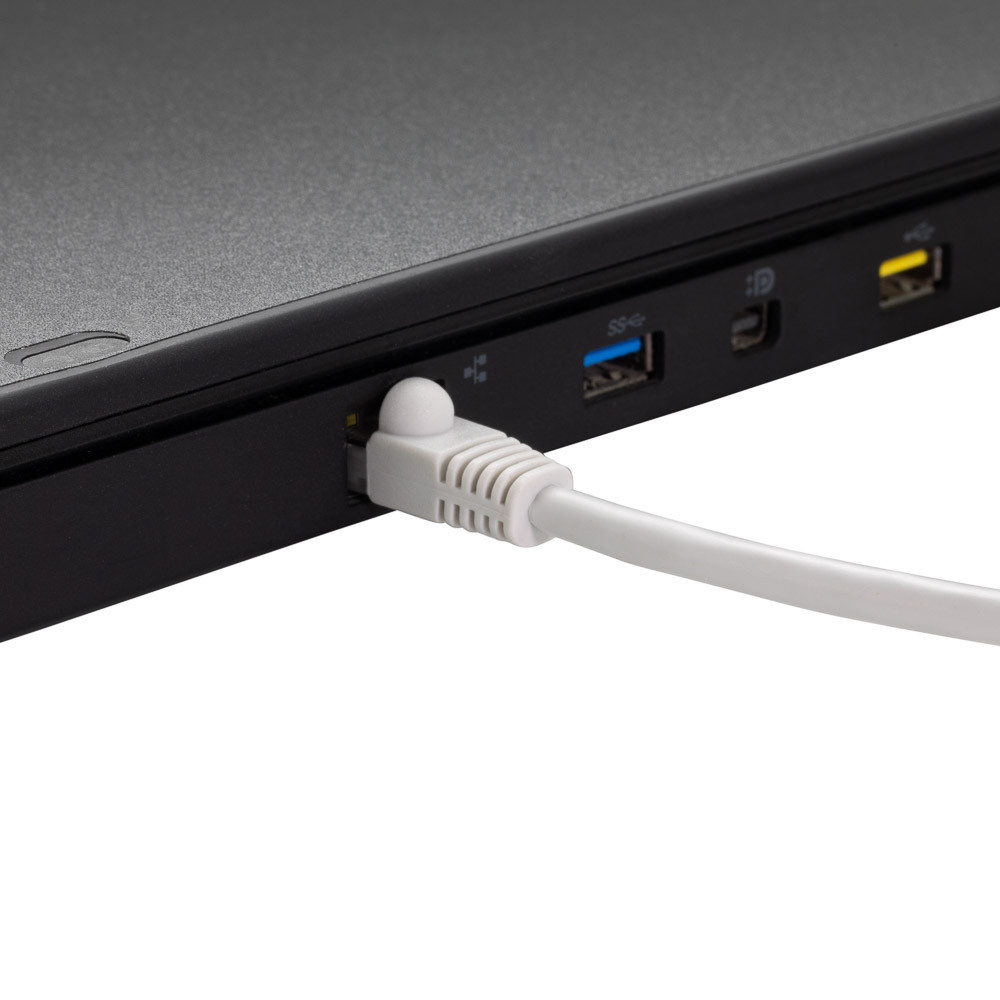 NavePoint CAT5e UTP Ethernet Network Patch Cable - 75 Ft Gray