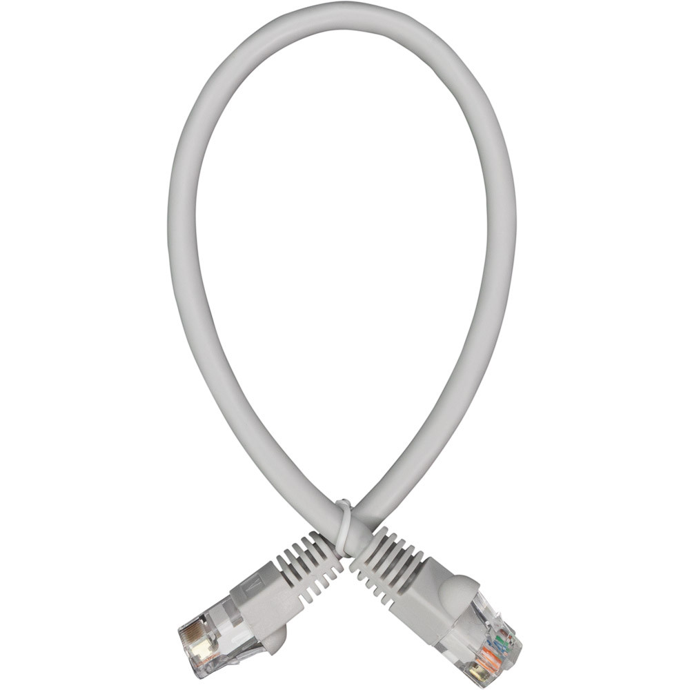NavePoint CAT6 UTP Ethernet Network Patch Cable - 1 Ft Gray