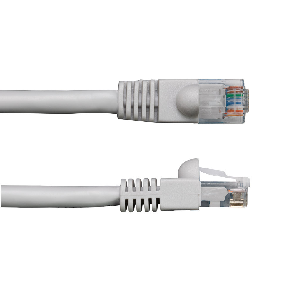 NavePoint CAT6 UTP Ethernet Network Patch Cable - 2 Ft Gray