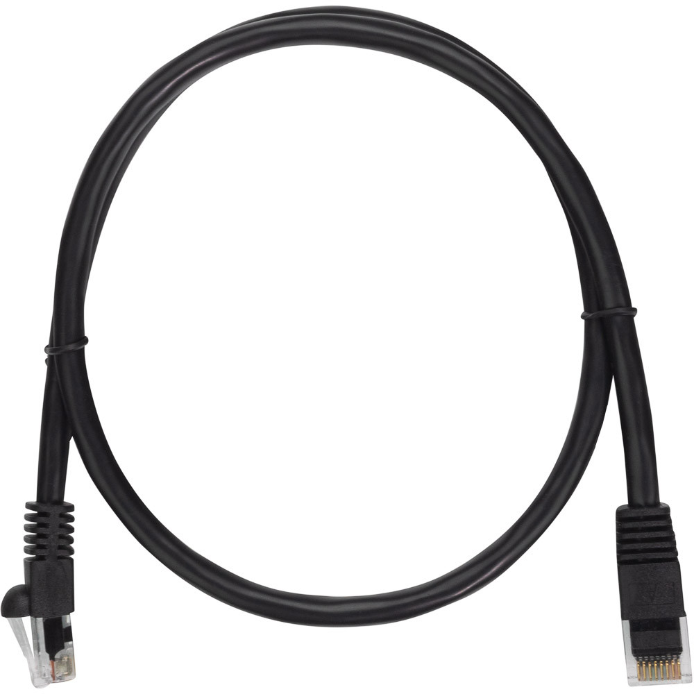 NavePoint CAT6 UTP Ethernet Network Patch Cable - 2 Ft Black