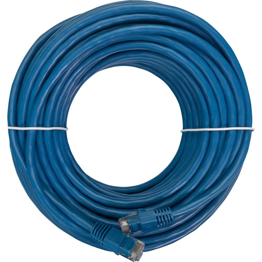 NavePoint CAT6 UTP Ethernet Network Patch Cable - 75 Ft Blue