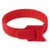 NavePoint 6 Inch Hook and Loop Cable Ties Red - 25 Pack