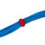 NavePoint 8 Inch Hook and Loop Cable Ties Red - 25 Pack
