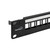 NavePoint 24-Port Modular Patch Panel 1U, Black