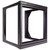 NavePoint 9U Swing Gate Wallmount Rack