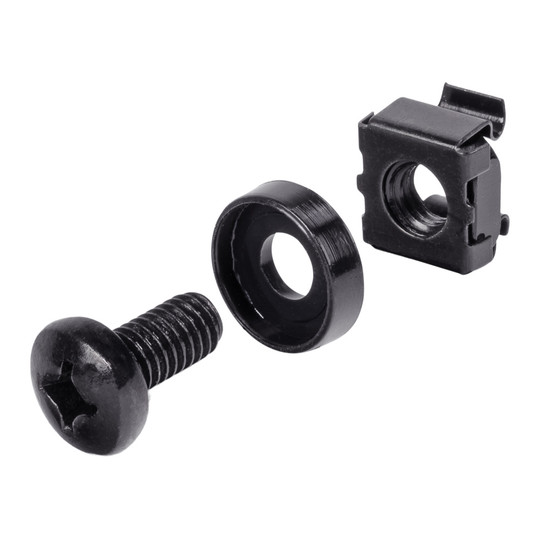 NavePoint M6 Cage Nuts and Screws, 10 pack