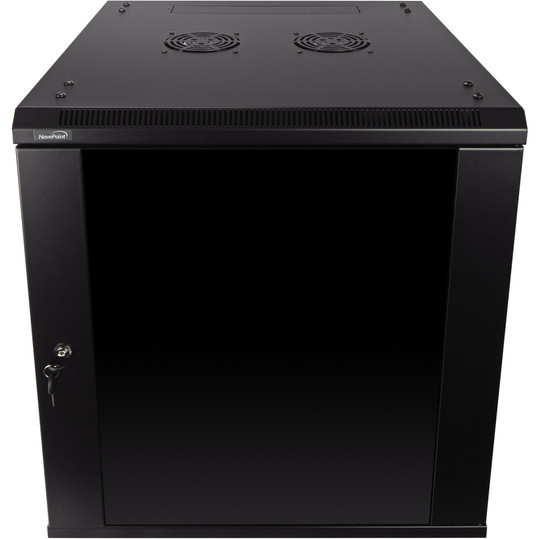 NavePoint 12U 600mm Depth Wallmount Networking Cabinet (Pro Series)