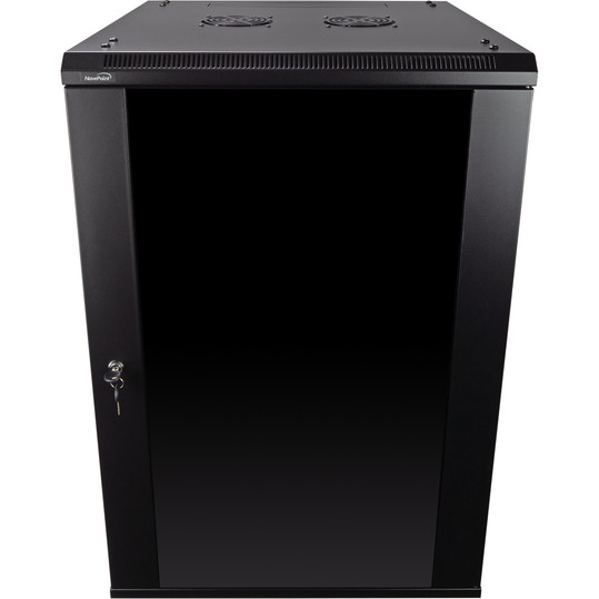 NavePoint 18U 600mm Depth Wallmount Networking Cabinet (Pro Series)