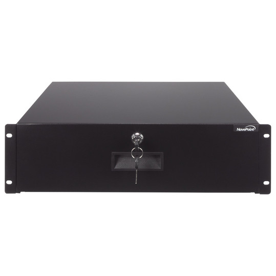NavePoint 3U Rack Mount Drawer With Lock And Key