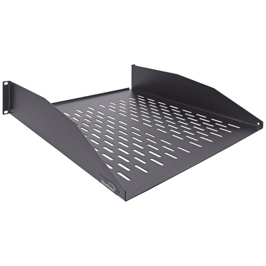 NavePoint 2U Vented Cantilever Shelf 18" (460mm) Deep with Lip
