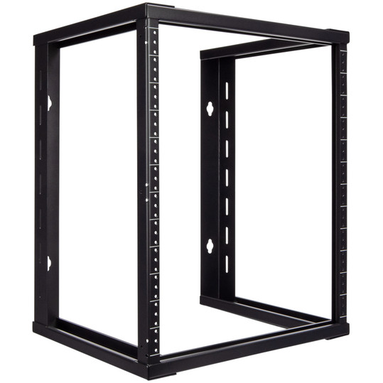 NavePoint 12U Wallmount Open Frame Rack Threaded