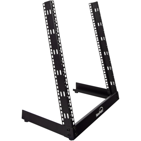 NavePoint 12U 2-Post Open Frame Desk Rack