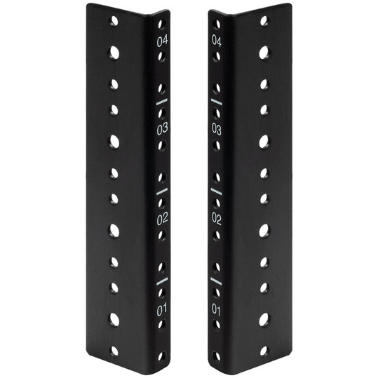 NavePoint 4U Vertical Rack Rail Pair Kit with Hardware
