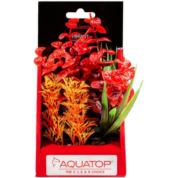 Aquatop Vibrant Wild Aquarium Plant Red - 6" tall