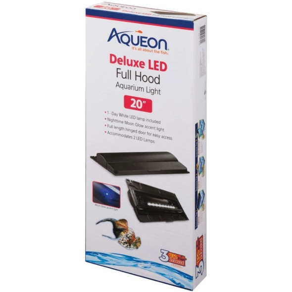 Aqueon Deluxe LED Full Hood - 20" Fixture - 2 Watts