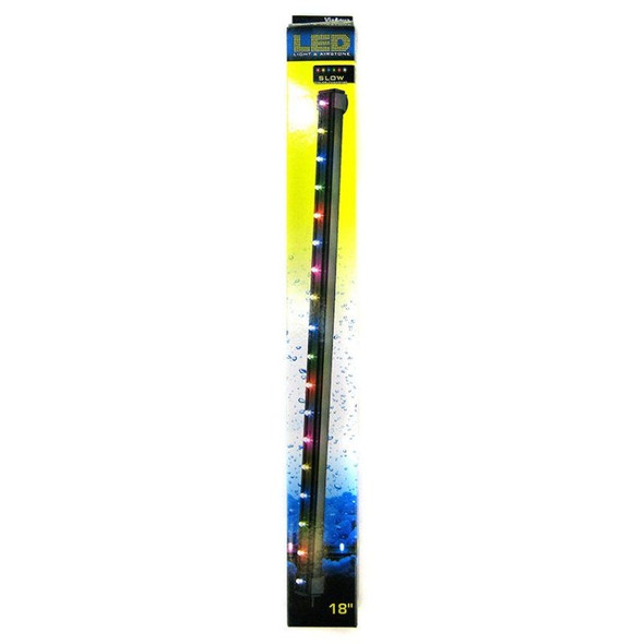 Via Aqua LED Light & Airstone Slow Color Changing - 3.3 Watts - 18" Long (18 Multicolor LED's)