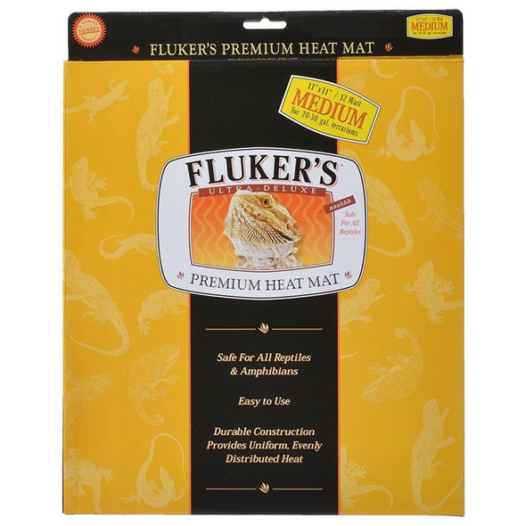 Flukers Ultra Deluxe Premium Heat Mat - Medium - 12 Watts (20-30 Gallons)