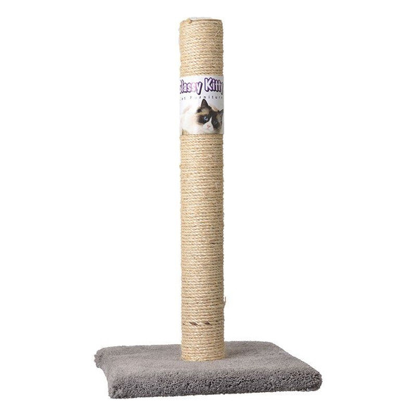 Classy Kitty Cat Sisal Scratching Post - 32in. High (Assorted Colors)
