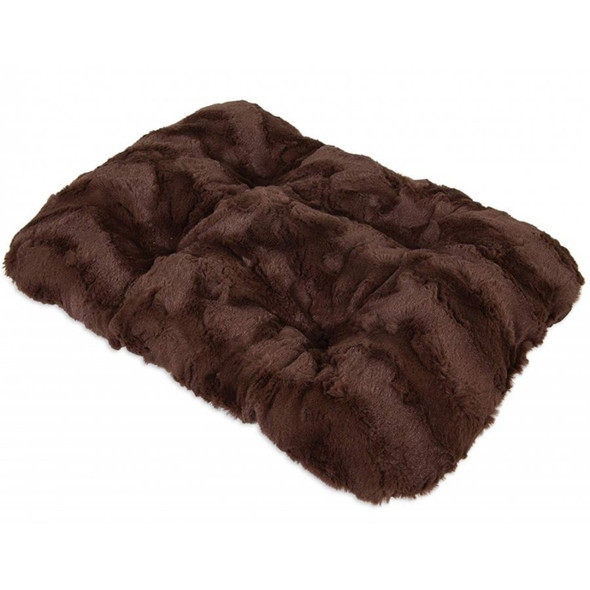 Precision Pet Cozy Comforter Kennel Mat - Brown - Size 2000 (23" x 16")