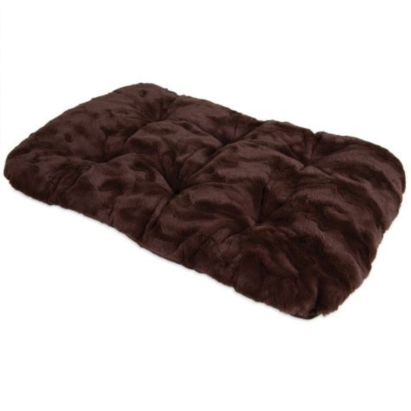 Precision Pet Cozy Comforter Kennel Mat - Brown - Size 4000 (35" x 22")