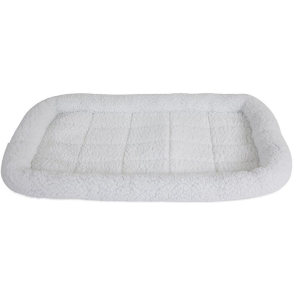 Precision Pet SnooZZy Pet Bed Original Bumper Bed - White - Medium (29"L X 18"W)