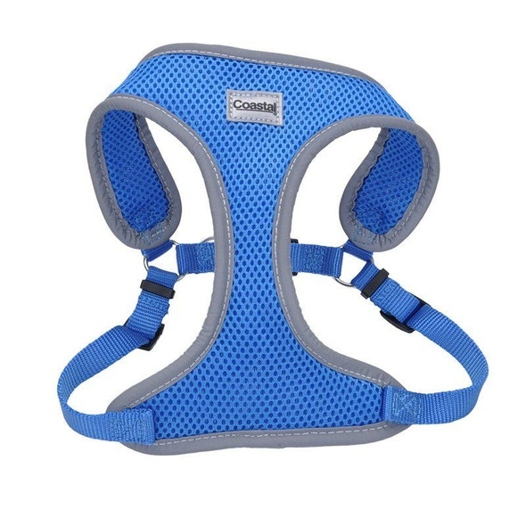 Coastal Pet Comfort Soft Reflective Wrap Adjustable Dog Harness - Blue Lagoon - X-Small - 16-19" Girth - (5/8" Straps)